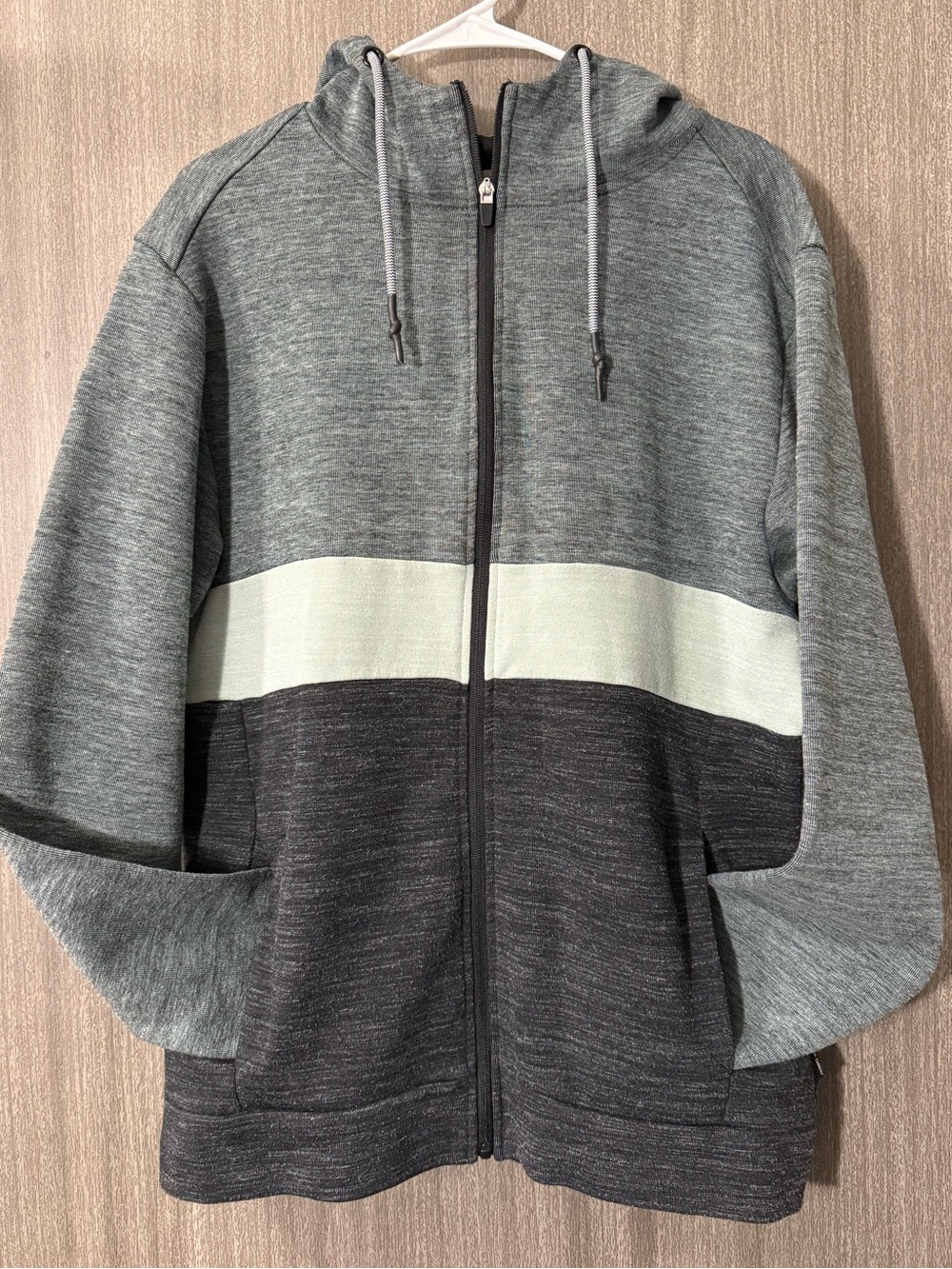 Ocean Current Black Jacket with Subtle Reflective Trim